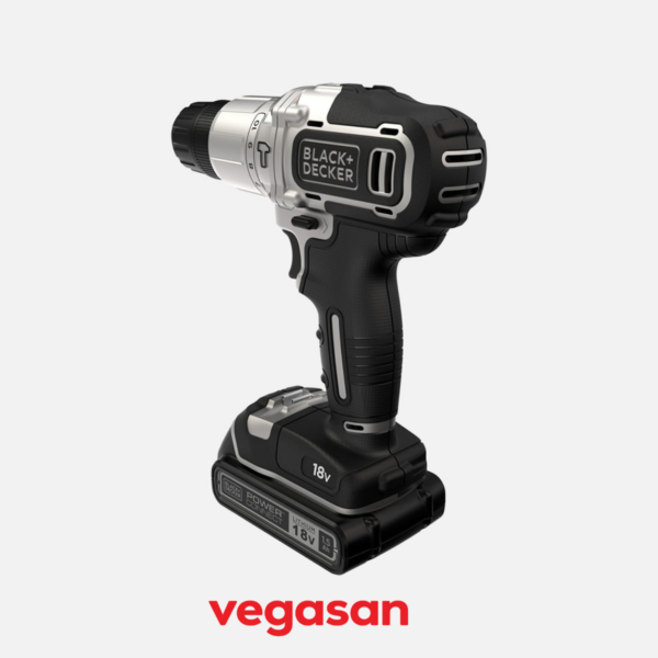 Black&Decker Darbeli Matkap Vidalama BDCHD18SC1K-QW Silver Li-ion 18V 1.5Ah Tek Akülü 4 Black&Decker Darbeli Matkap Vidalama BDCHD18SC1K-QW Silver Li-ion 18V 1.5Ah Tek Akülü 4