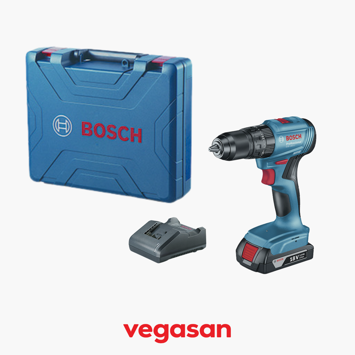 Bosch GSB 185-LI (1x2.0Ah) 18V Darbeli Akülü Vidalama - Görsel 3