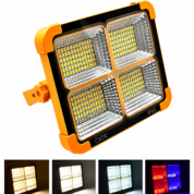 Cata 200W Solar Şarjlı LED Projektör Kamp Lambası 3