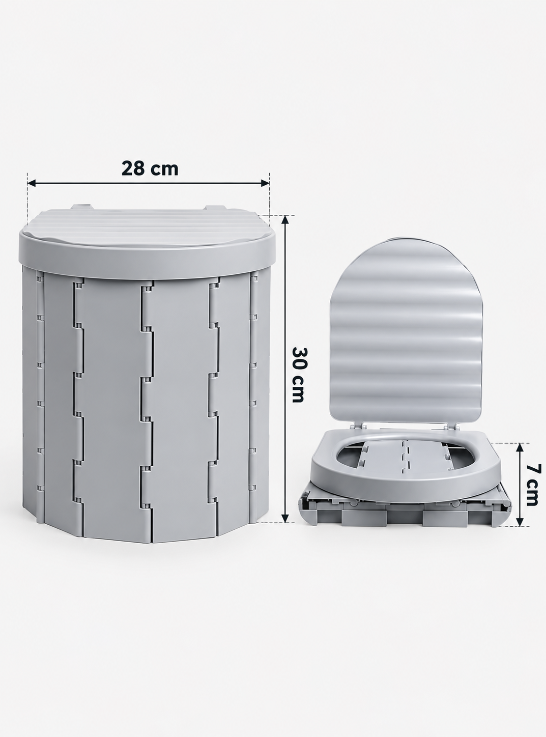 Madfox Bi-Pot Katlanır Portatif Kamp Tuvaleti Gri 158 kg 5 Madfox Bi-Pot Katlanır Portatif Kamp Tuvaleti Gri 158 kg 5