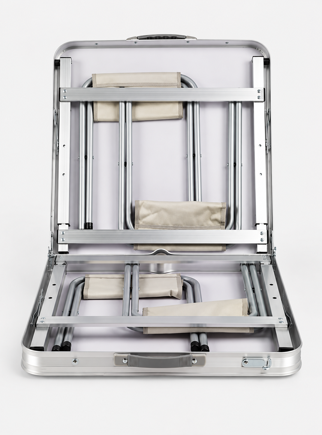 Madfox CampSet ShadePort Katlanır Kamp Masası Seti Beyaz 4 Tabureli 5 Madfox CampSet ShadePort Katlanır Kamp Masası Seti Beyaz 4 Tabureli 5