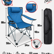 Madfox ChillSeat Yastıklı Katlanabilir Kamp Sandalyesi 110 kg 3