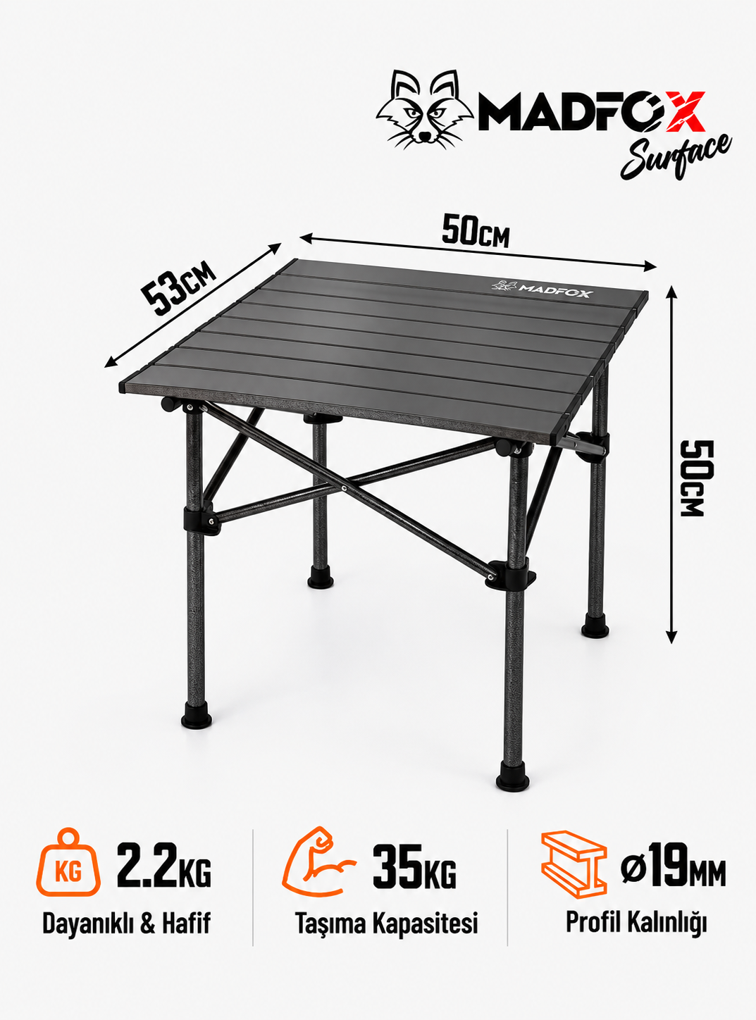 Madfox Surface Mini Küçük Boy Katlanır Kamp Masası 6 Madfox Surface Mini Küçük Boy Katlanır Kamp Masası 6