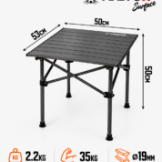 Madfox Surface Mini Küçük Boy Katlanır Kamp Masası 6