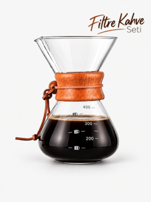 CAMPOUT Filtre Kahve Cam Set 400 ml